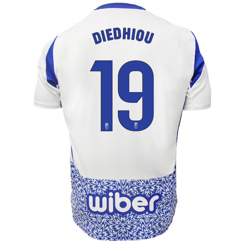 Herren Famara Diédhiou #19 Weiß Blau Auswärtstrikot Trikot 2024/25 T-Shirt Schweiz