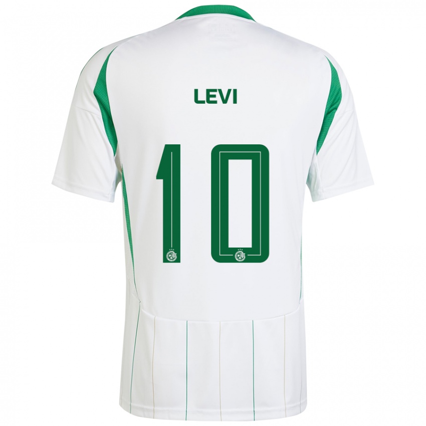 Herren Yarin Levi #10 Weiß Grün Auswärtstrikot Trikot 2024/25 T-Shirt Schweiz