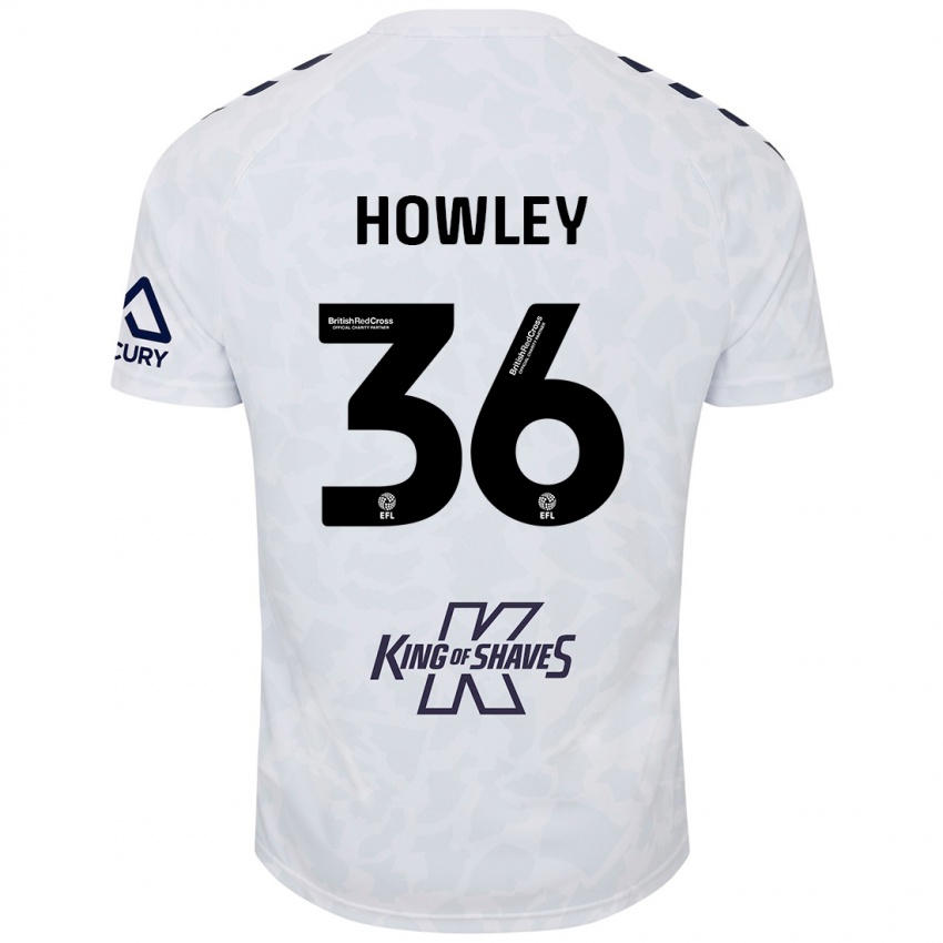 Herren Ryan Howley #36 Weiß Auswärtstrikot Trikot 2024/25 T-Shirt Schweiz