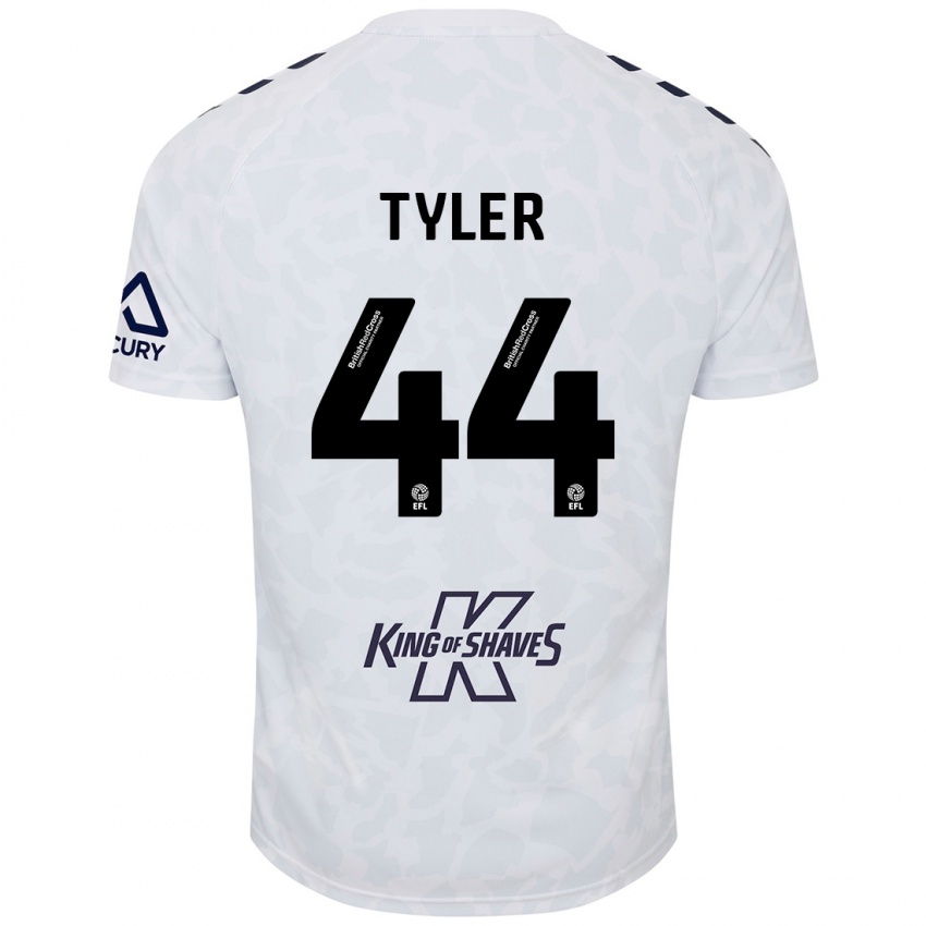 Herren Cian Tyler #44 Weiß Auswärtstrikot Trikot 2024/25 T-Shirt Schweiz