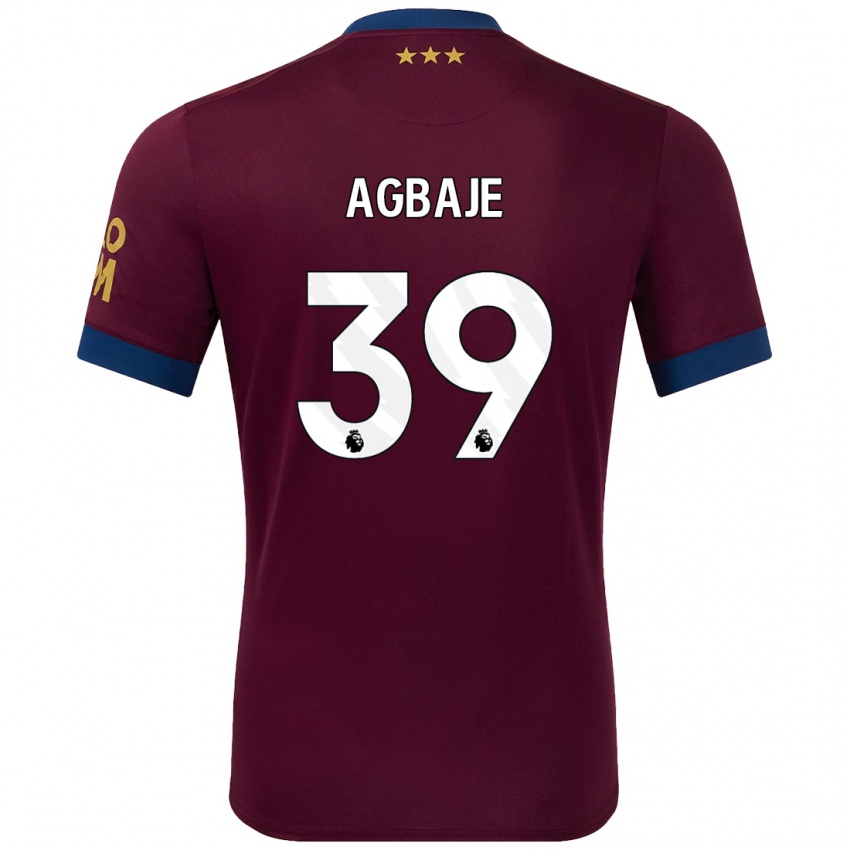 Homme Maillot Edwin Agbaje #39 Marron Tenues Extérieur 2024/25 T-Shirt Suisse