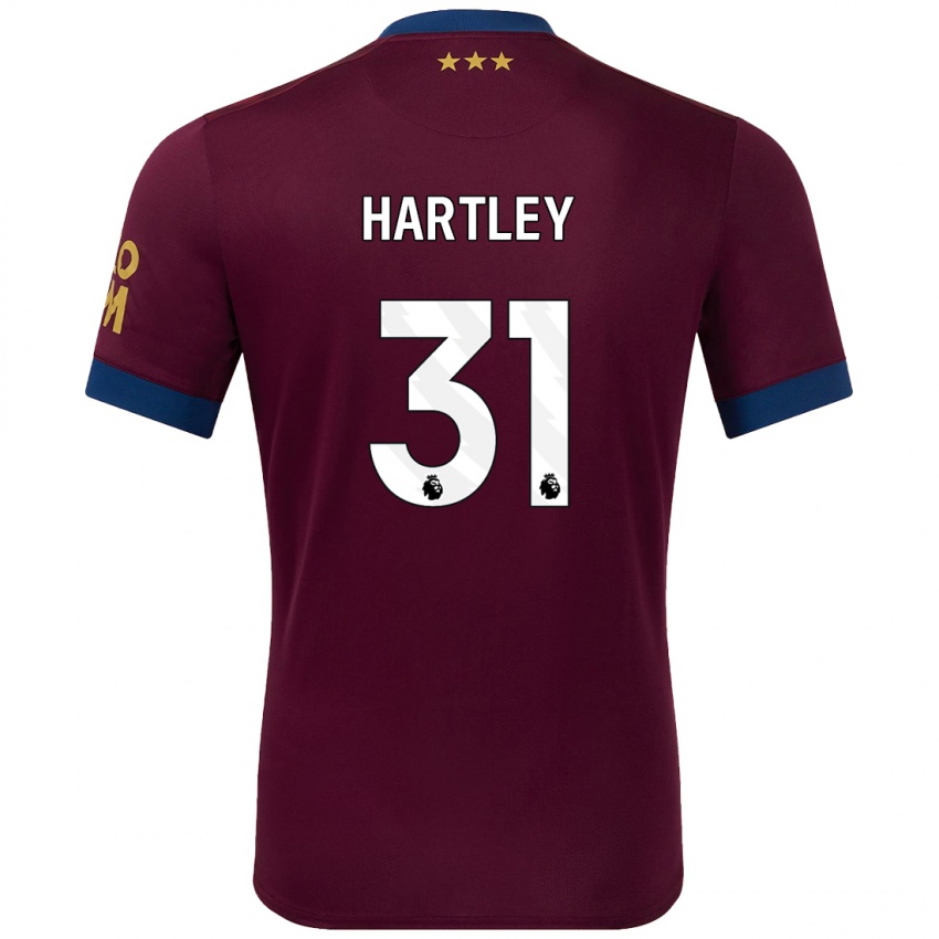 Herren Laura Hartley #31 Braun Auswärtstrikot Trikot 2024/25 T-Shirt Schweiz