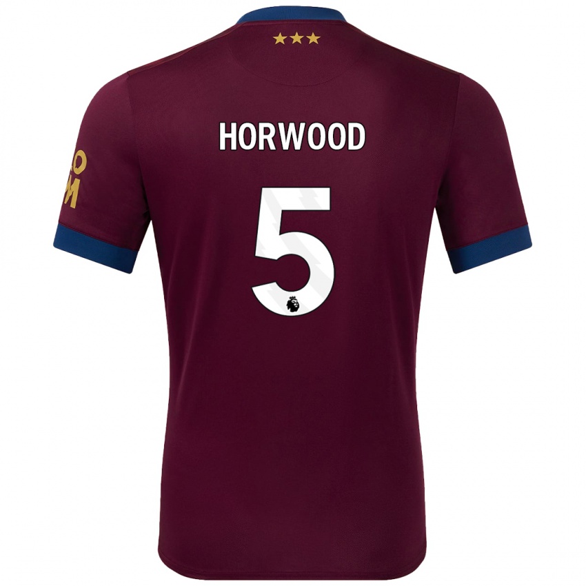 Herren Bonnie Horwood #5 Braun Auswärtstrikot Trikot 2024/25 T-Shirt Schweiz