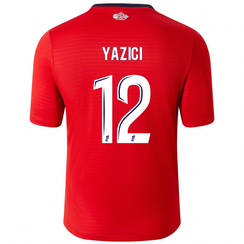 Femme Maillot Yusuf Yazici #12 Rouge Blanc Tenues Domicile 2024/25 T-Shirt Suisse