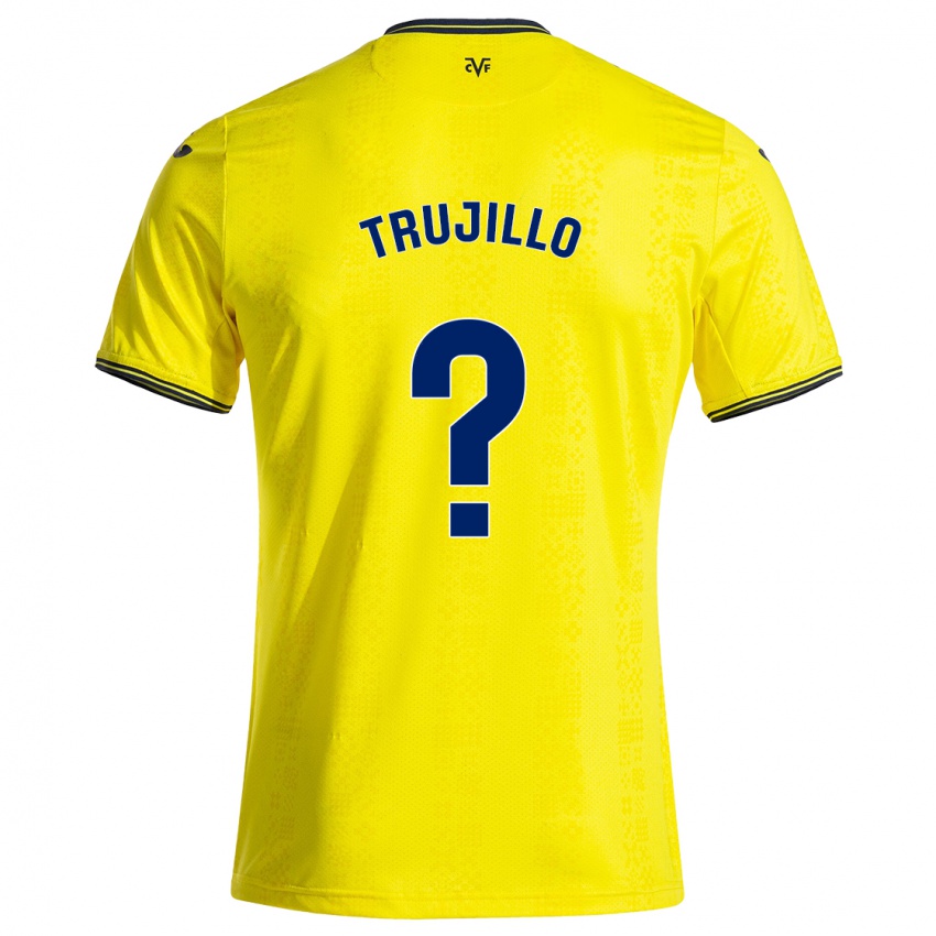 Femme Maillot Jairo Trujillo #0 Jaune Noir Tenues Domicile 2024/25 T-Shirt Suisse