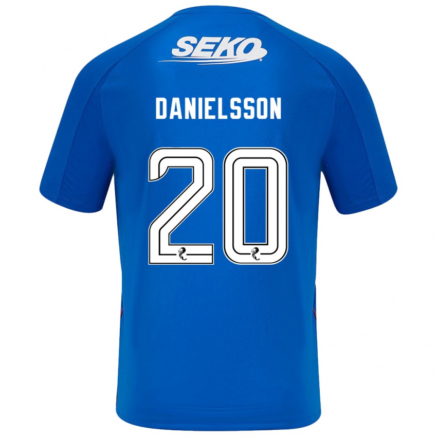 Damen Jenny Julia Danielsson #20 Dunkelblau Heimtrikot Trikot 2024/25 T-Shirt Schweiz