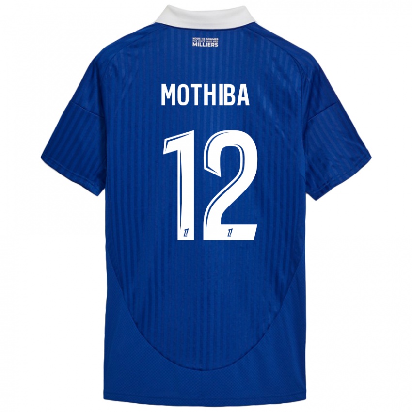 Damen Lebo Mothiba #12 Blau Weiß Heimtrikot Trikot 2024/25 T-Shirt Schweiz