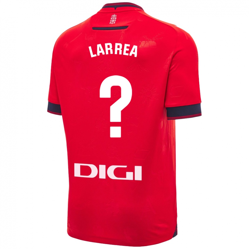 Damen Unai Larrea #0 Rot Weiß Heimtrikot Trikot 2024/25 T-Shirt Schweiz