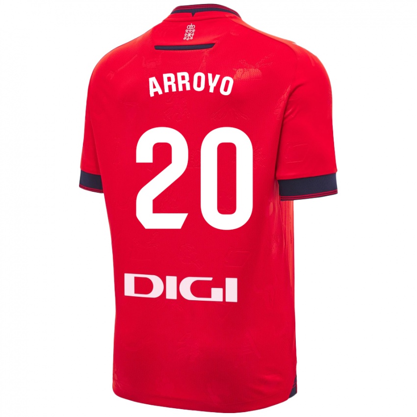 Damen Roberto Arroyo #20 Rot Weiß Heimtrikot Trikot 2024/25 T-Shirt Schweiz