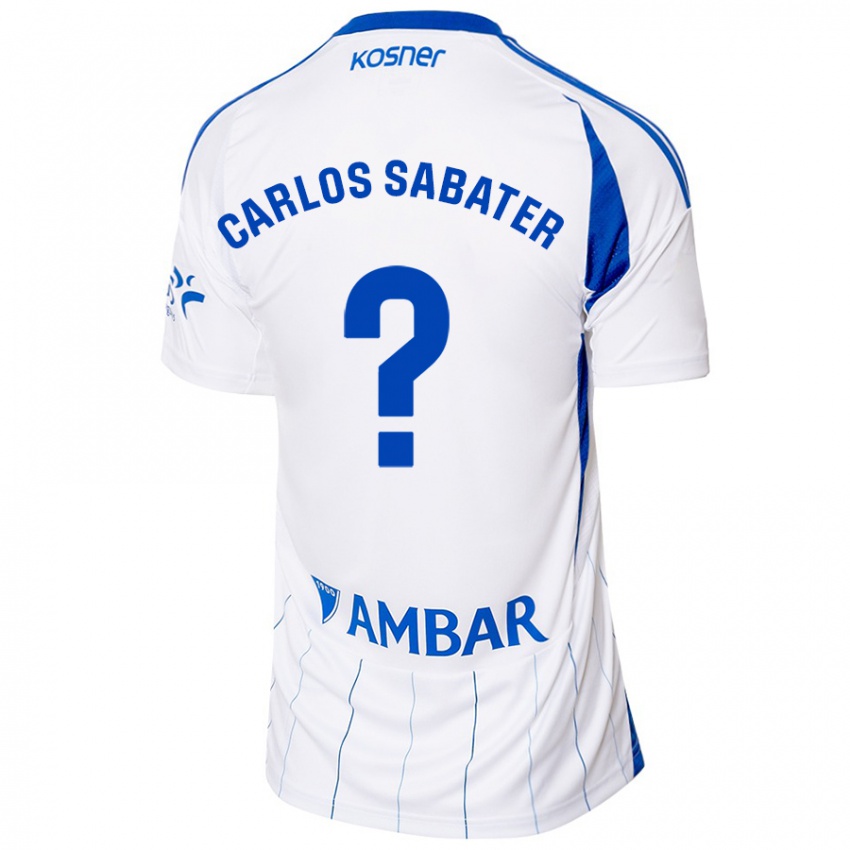 Damen Juan Carlos Sabater #0 Rot Weiß Heimtrikot Trikot 2024/25 T-Shirt Schweiz