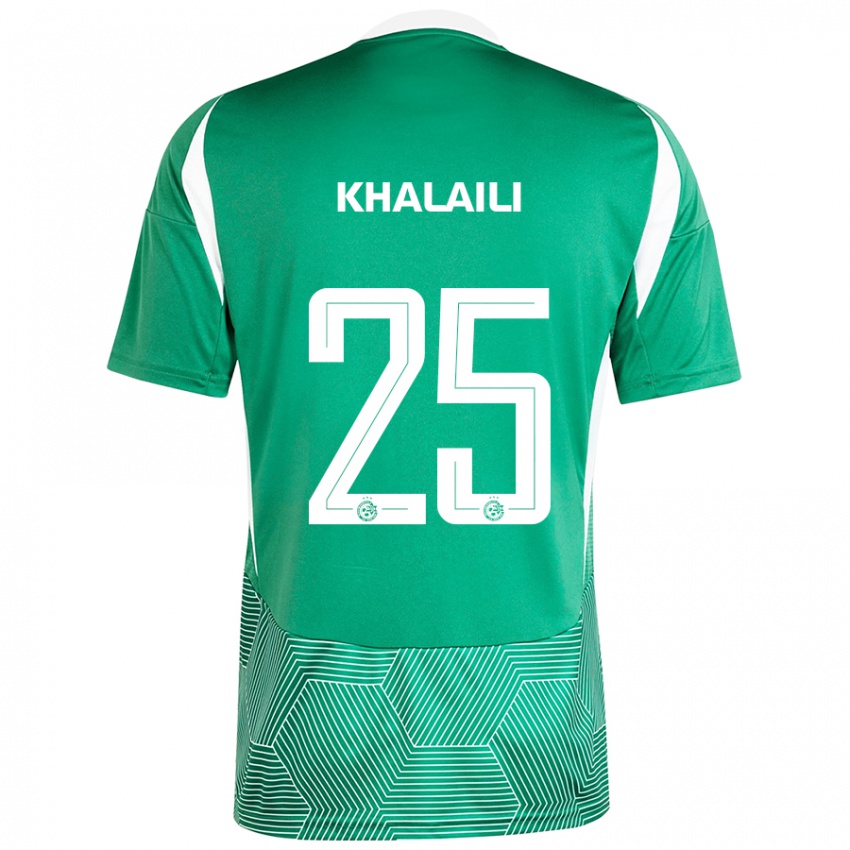 Damen Anan Khalaili #25 Grün Weiß Heimtrikot Trikot 2024/25 T-Shirt Schweiz