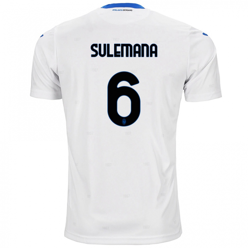 Damen Ibrahim Sulemana #6 Weiß Auswärtstrikot Trikot 2024/25 T-Shirt Schweiz