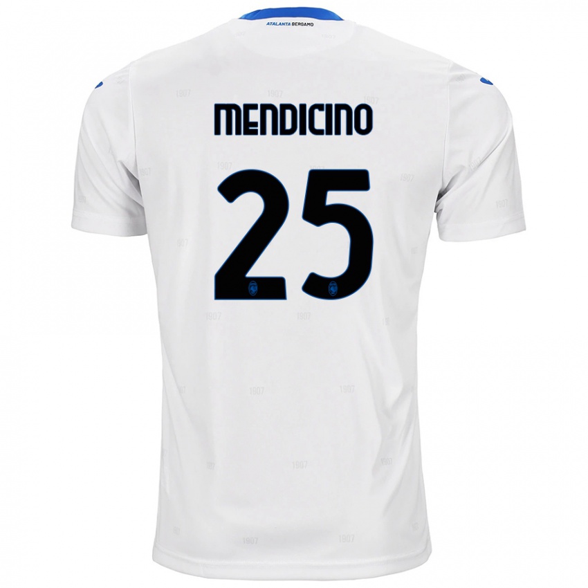 Damen Leonardo Mendicino #25 Weiß Auswärtstrikot Trikot 2024/25 T-Shirt Schweiz