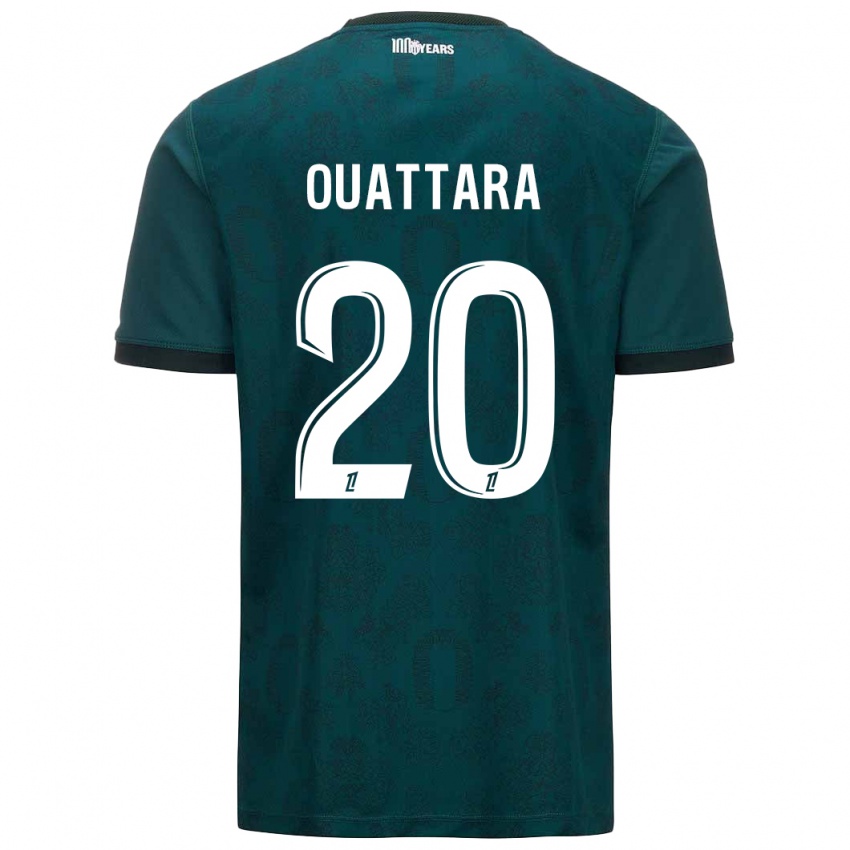 Damen Kassoum Ouattara #20 Dunkelgrün Auswärtstrikot Trikot 2024/25 T-Shirt Schweiz