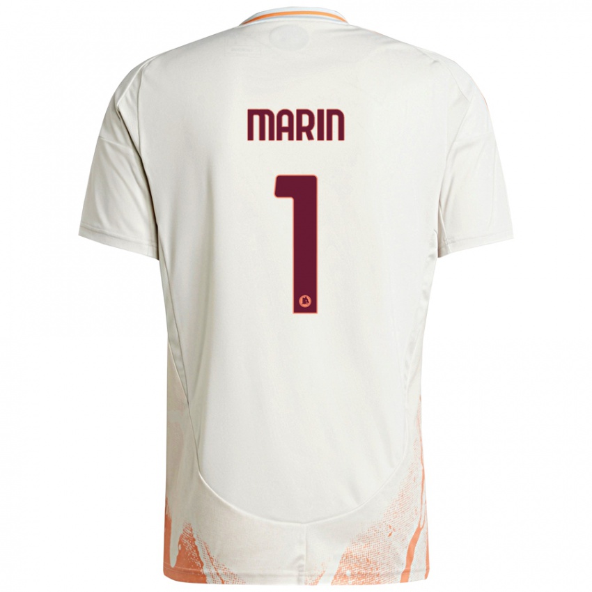 Damen Renato Marin #1 Cremeweiß Orange Auswärtstrikot Trikot 2024/25 T-Shirt Schweiz