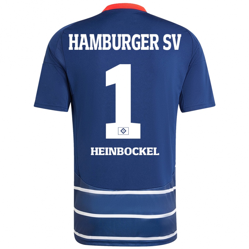 Damen Simon Heinbockel #1 Dunkelblau Auswärtstrikot Trikot 2024/25 T-Shirt Schweiz