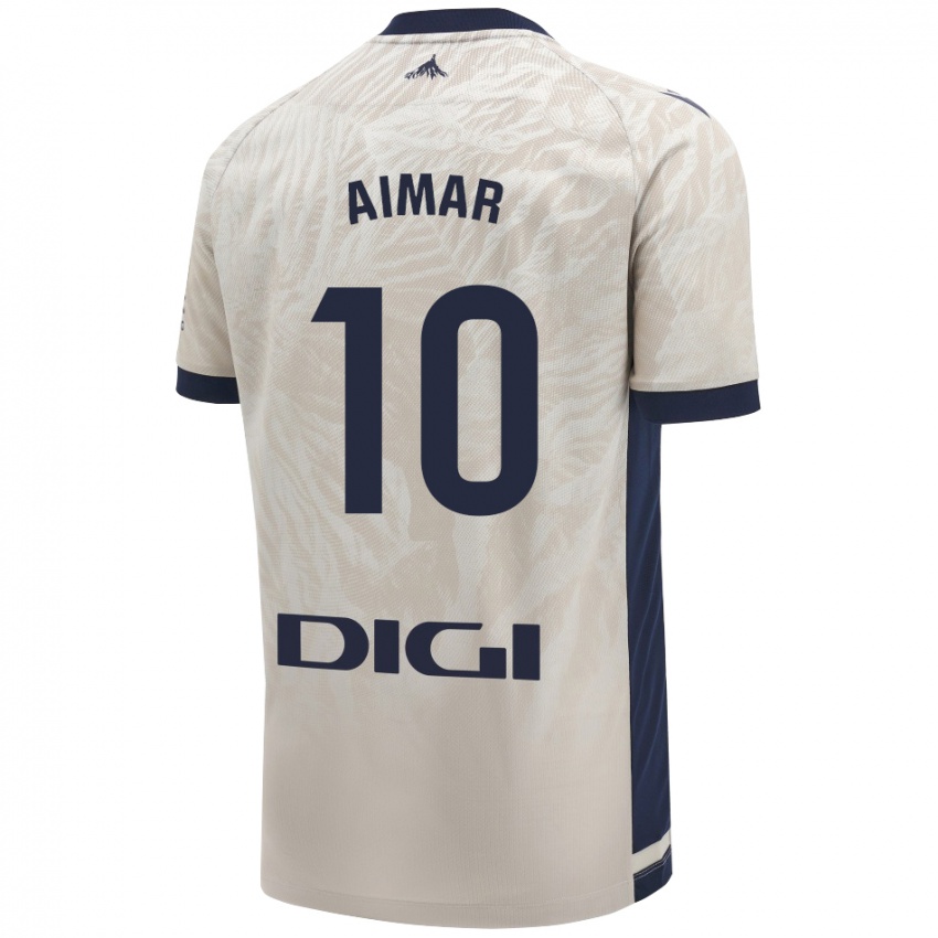 Damen Aimar Oroz #10 Hellgrau Auswärtstrikot Trikot 2024/25 T-Shirt Schweiz