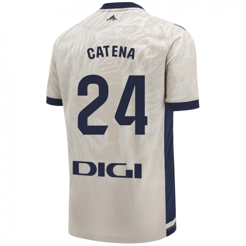 Damen Alejandro Catena #24 Hellgrau Auswärtstrikot Trikot 2024/25 T-Shirt Schweiz