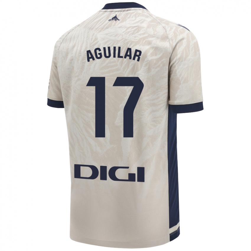 Damen Eneko Aguilar #17 Hellgrau Auswärtstrikot Trikot 2024/25 T-Shirt Schweiz