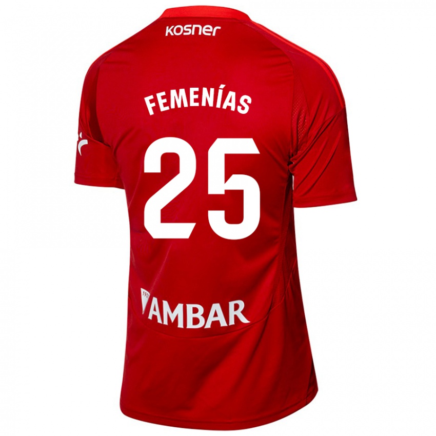 Damen Joan Femenías #25 Weiß Blau Auswärtstrikot Trikot 2024/25 T-Shirt Schweiz