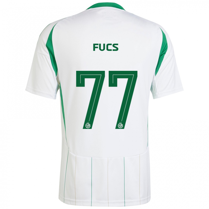 Damen Roee Fucs #77 Weiß Grün Auswärtstrikot Trikot 2024/25 T-Shirt Schweiz