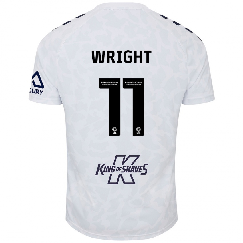 Damen Haji Wright #11 Weiß Auswärtstrikot Trikot 2024/25 T-Shirt Schweiz