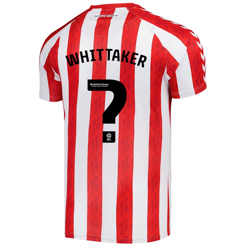 Enfant Maillot Jack Whittaker #0 Rouge Blanc Tenues Domicile 2024/25 T-Shirt Suisse