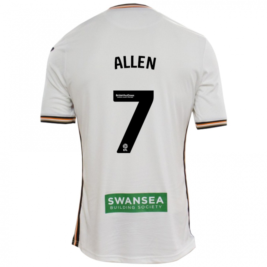 Kinder Joe Allen #7 Rot Weiß Heimtrikot Trikot 2024/25 T-Shirt Schweiz