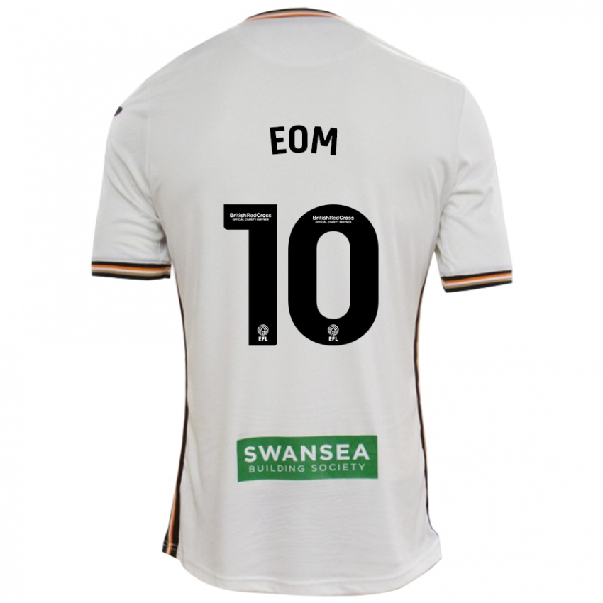 Kinder Ji-Sung Eom #10 Rot Weiß Heimtrikot Trikot 2024/25 T-Shirt Schweiz