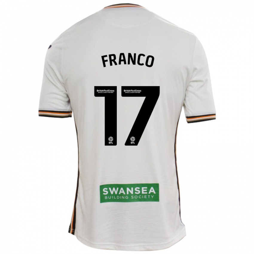 Kinder Gonçalo Franco #17 Rot Weiß Heimtrikot Trikot 2024/25 T-Shirt Schweiz