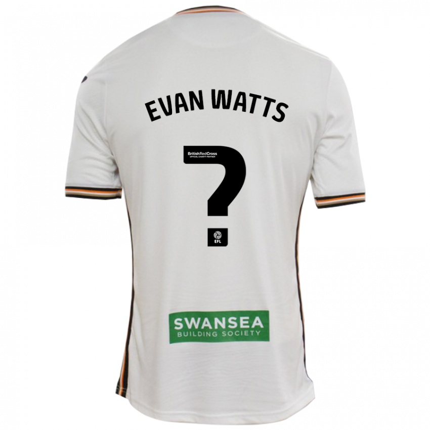 Kinder Evan Watts #0 Rot Weiß Heimtrikot Trikot 2024/25 T-Shirt Schweiz