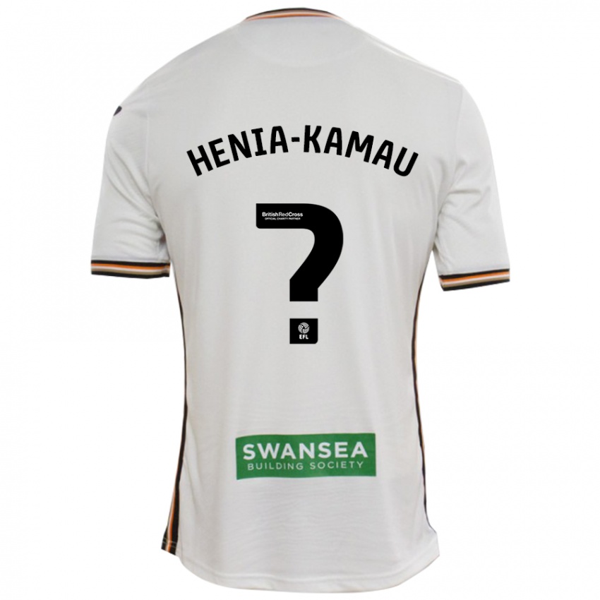 Kinder Sammy Henia-Kamau #0 Rot Weiß Heimtrikot Trikot 2024/25 T-Shirt Schweiz