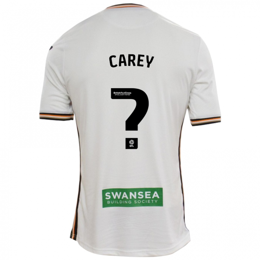 Kinder Joshua Carey #0 Rot Weiß Heimtrikot Trikot 2024/25 T-Shirt Schweiz