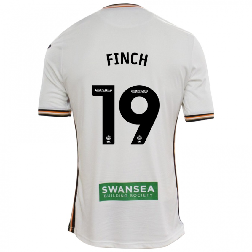 Kinder Lucy Finch #19 Rot Weiß Heimtrikot Trikot 2024/25 T-Shirt Schweiz