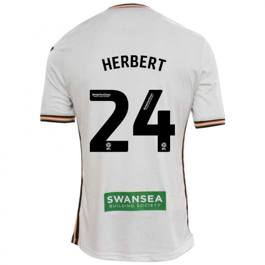 Kinder Chelsea Herbert #24 Rot Weiß Heimtrikot Trikot 2024/25 T-Shirt Schweiz