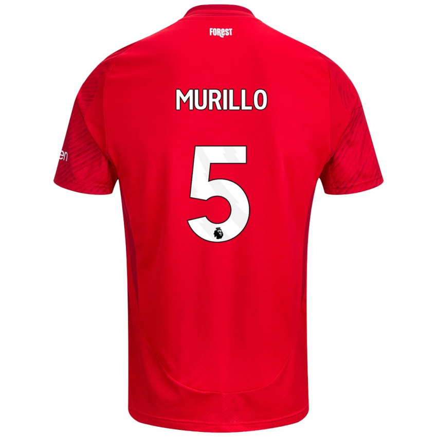 Kinder Murillo #5 Rot Weiß Heimtrikot Trikot 2024/25 T-Shirt Schweiz