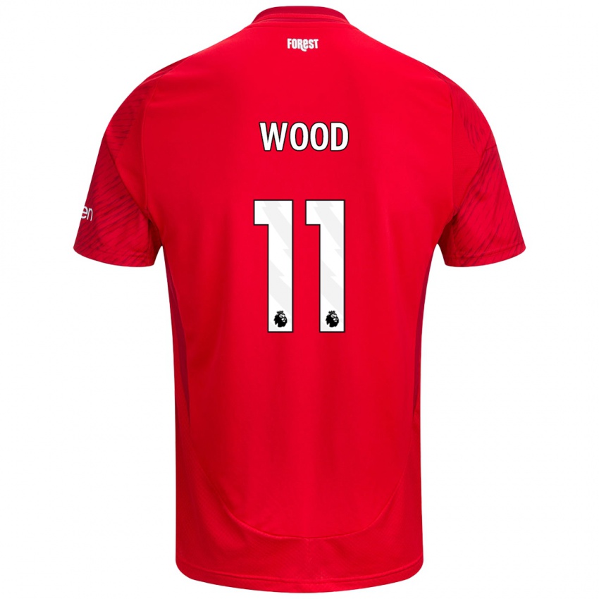 Kinder Chris Wood #11 Rot Weiß Heimtrikot Trikot 2024/25 T-Shirt Schweiz