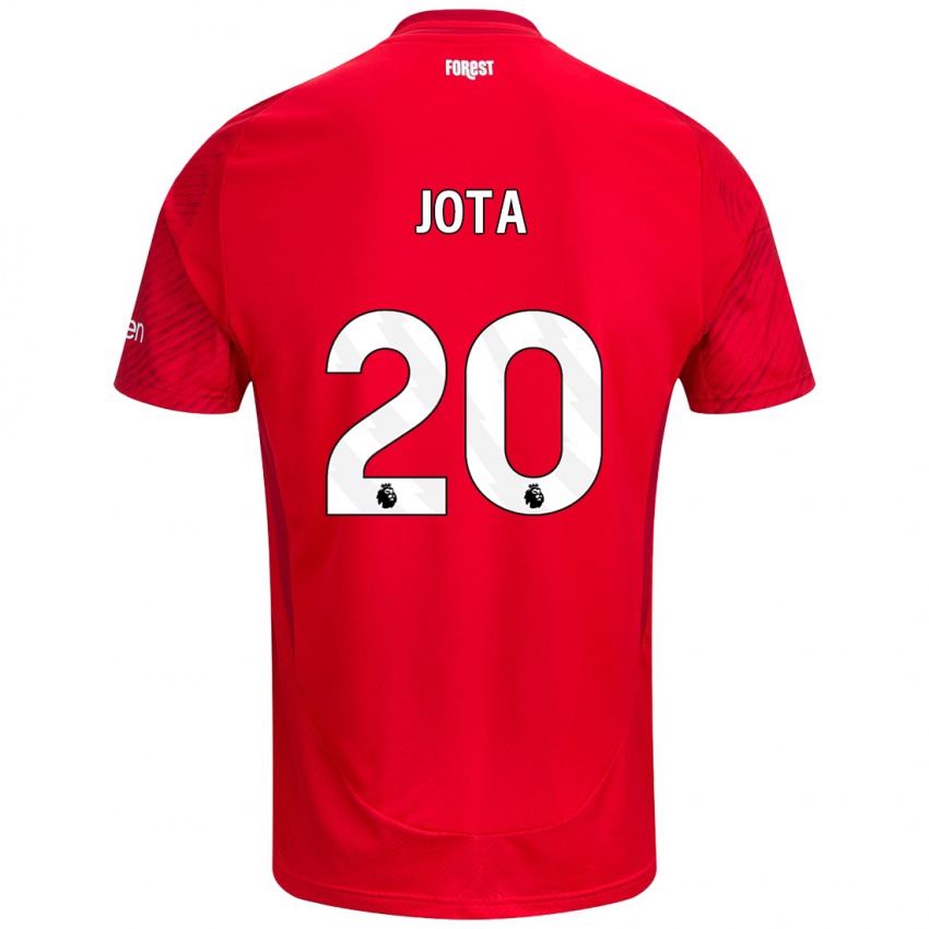 Kinder Jota Silva #20 Rot Weiß Heimtrikot Trikot 2024/25 T-Shirt Schweiz