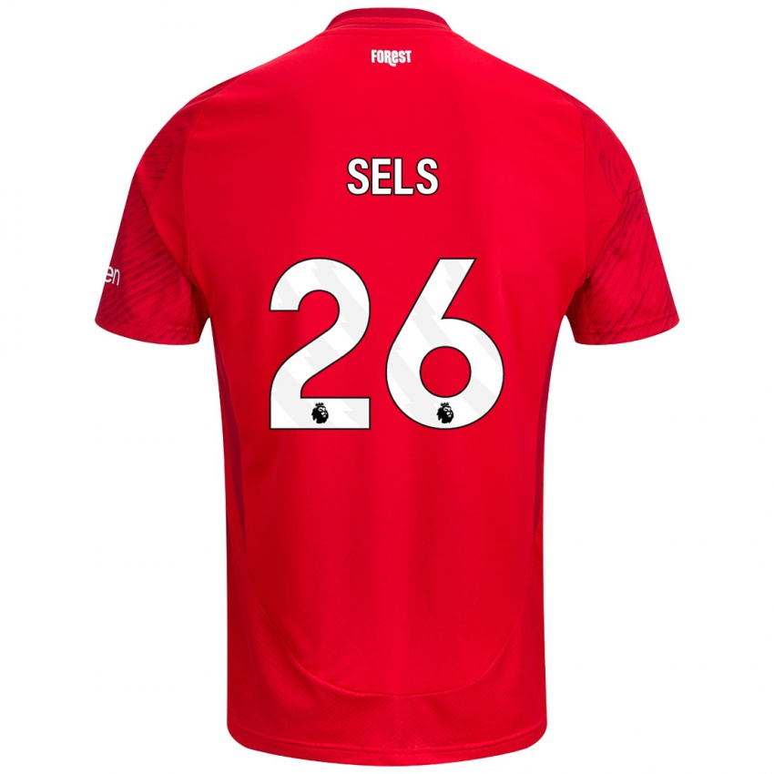 Kinder Matz Sels #26 Rot Weiß Heimtrikot Trikot 2024/25 T-Shirt Schweiz