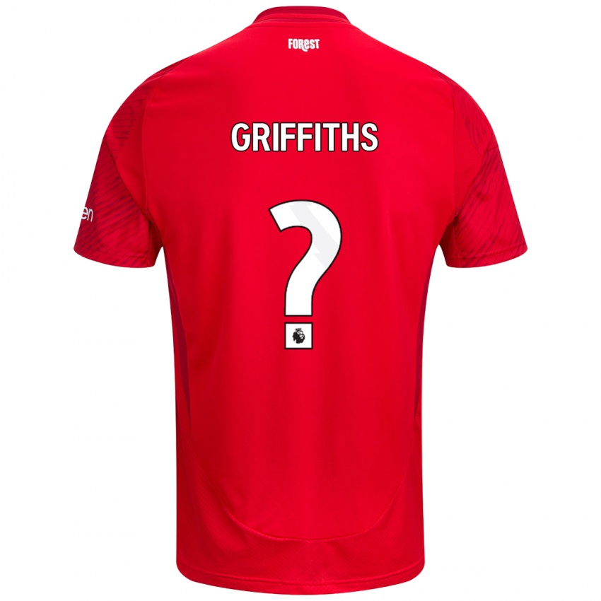 Kinder Harry Griffiths #0 Rot Weiß Heimtrikot Trikot 2024/25 T-Shirt Schweiz