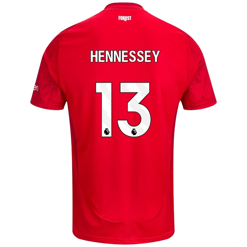 Kinder Wayne Hennessey #13 Rot Weiß Heimtrikot Trikot 2024/25 T-Shirt Schweiz