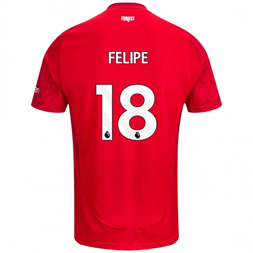 Kinder Felipe #18 Rot Weiß Heimtrikot Trikot 2024/25 T-Shirt Schweiz