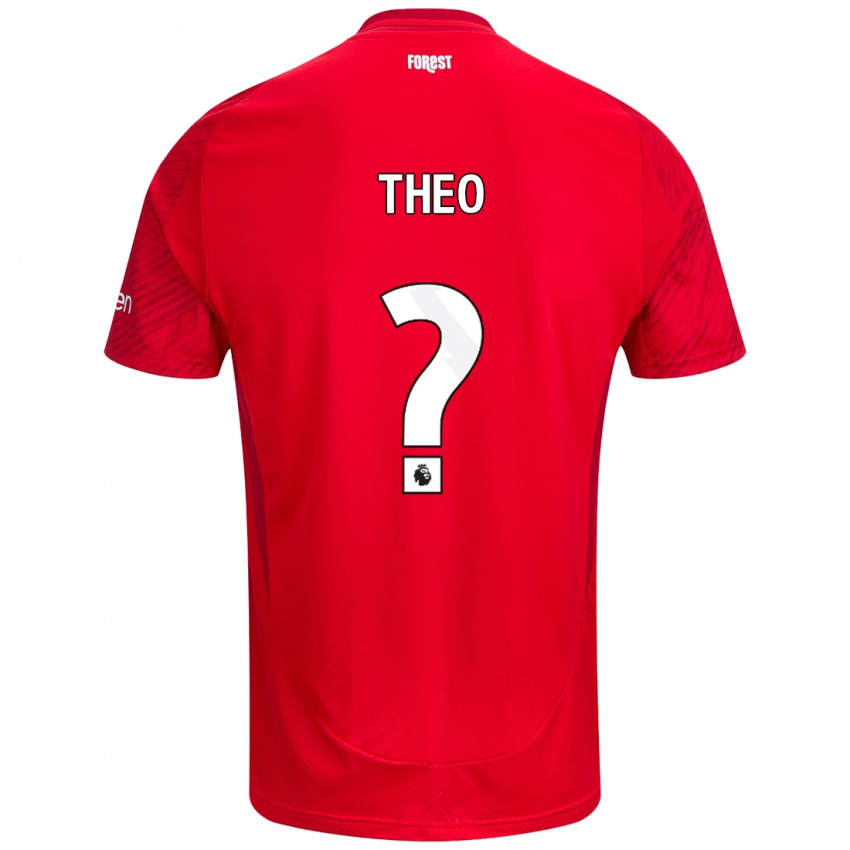 Kinder Theo Robinson #0 Rot Weiß Heimtrikot Trikot 2024/25 T-Shirt Schweiz