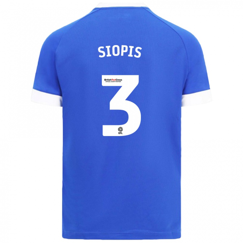 Kinder Manolis Siopis #3 Himmelblau Heimtrikot Trikot 2024/25 T-Shirt Schweiz