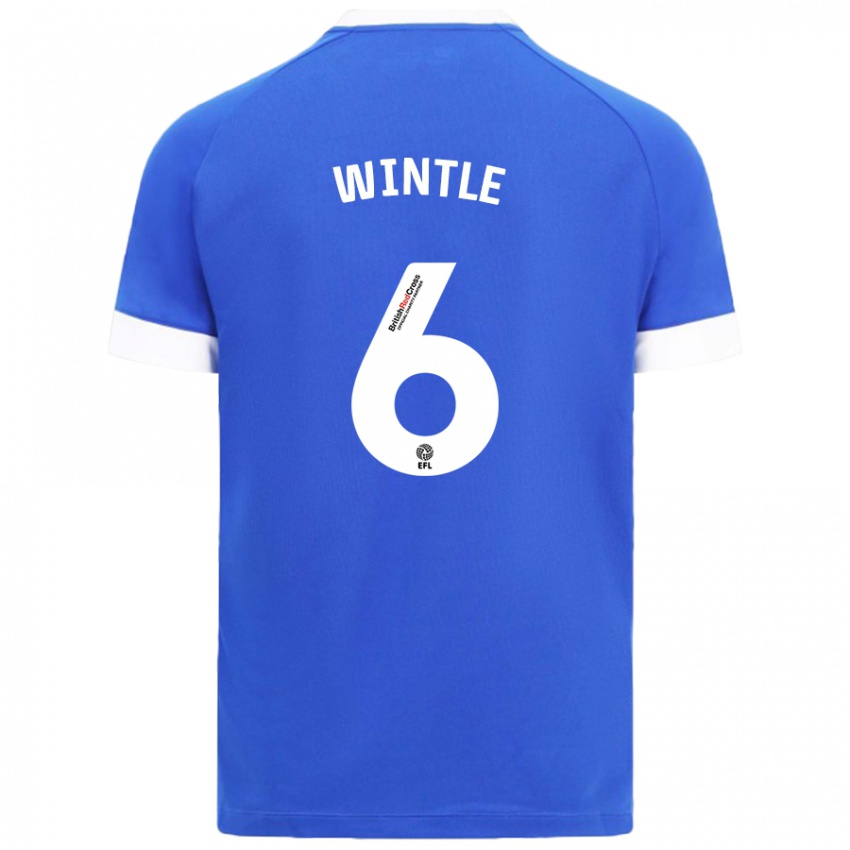 Kinder Ryan Wintle #6 Himmelblau Heimtrikot Trikot 2024/25 T-Shirt Schweiz