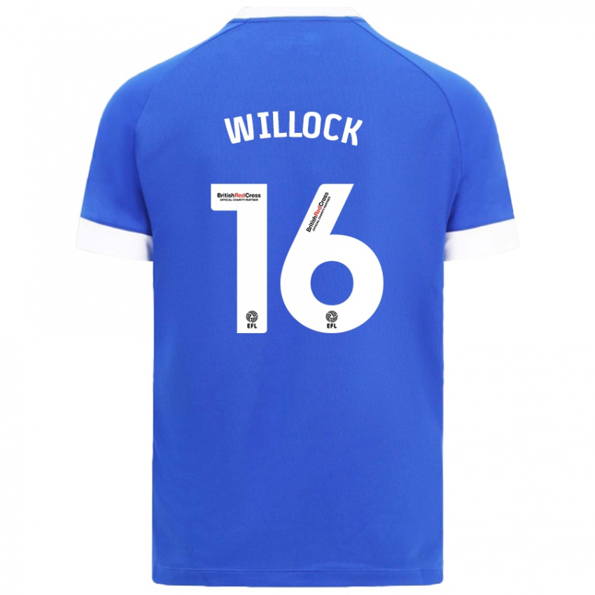 Kinder Chris Willock #16 Himmelblau Heimtrikot Trikot 2024/25 T-Shirt Schweiz