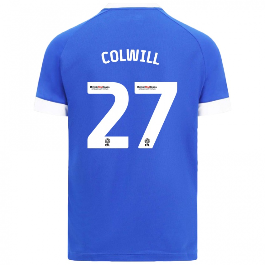 Kinder Rubin Colwill #27 Himmelblau Heimtrikot Trikot 2024/25 T-Shirt Schweiz