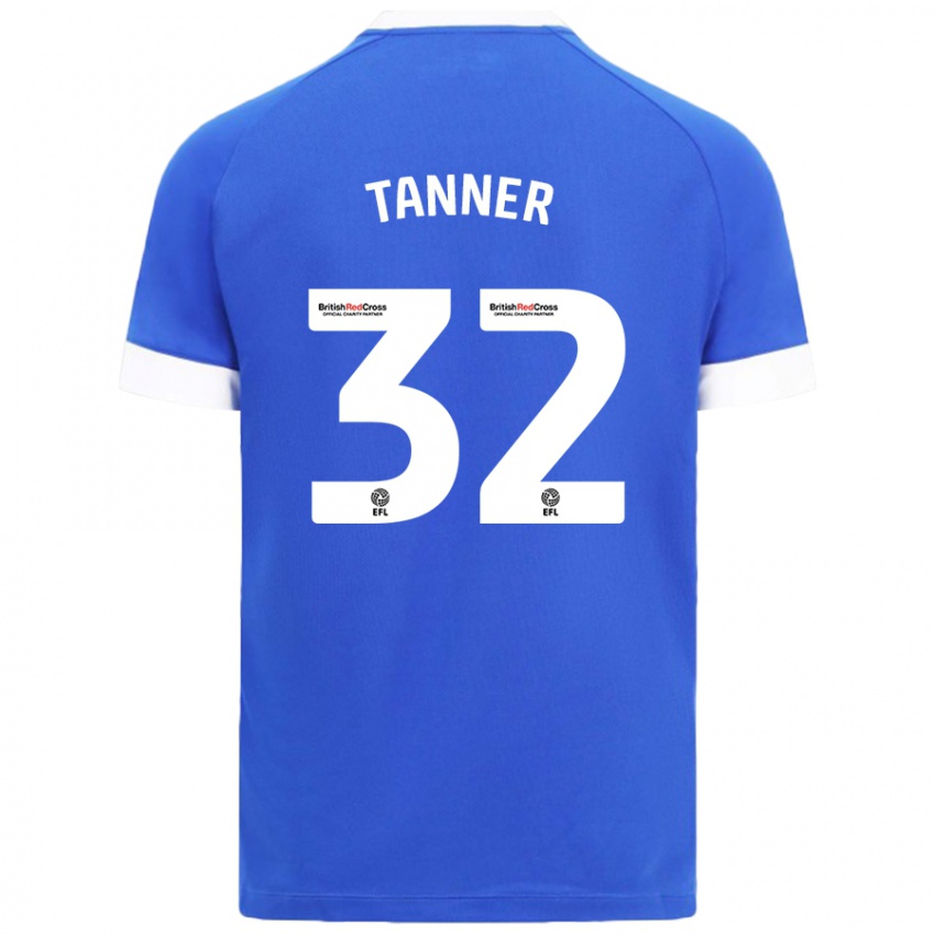 Kinder Ollie Tanner #32 Himmelblau Heimtrikot Trikot 2024/25 T-Shirt Schweiz