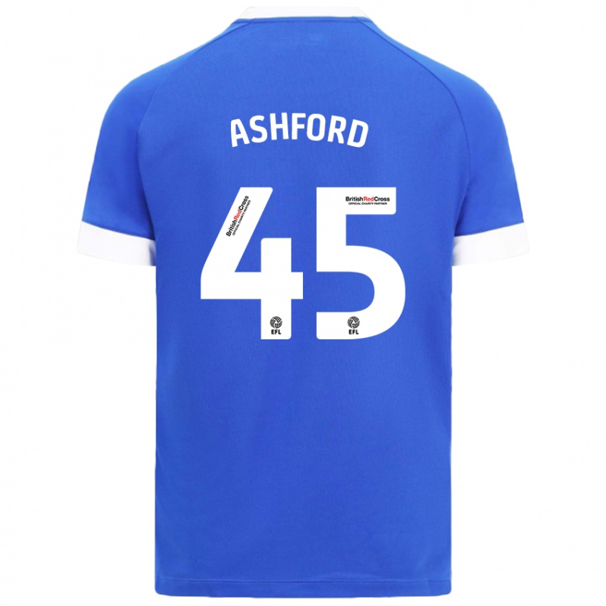 Kinder Cian Ashford #45 Himmelblau Heimtrikot Trikot 2024/25 T-Shirt Schweiz