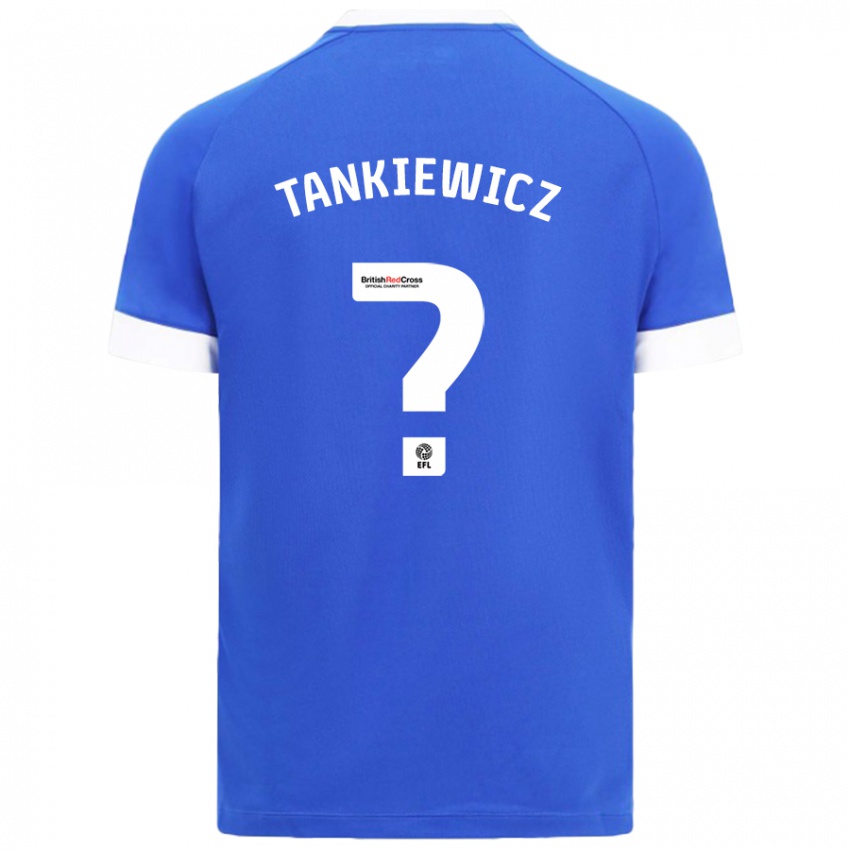 Kinder Rob Tankiewicz #0 Himmelblau Heimtrikot Trikot 2024/25 T-Shirt Schweiz